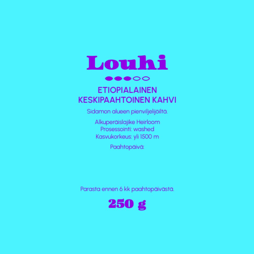 Louhi - Etiopialainen keskipaahtoinen kahvi
