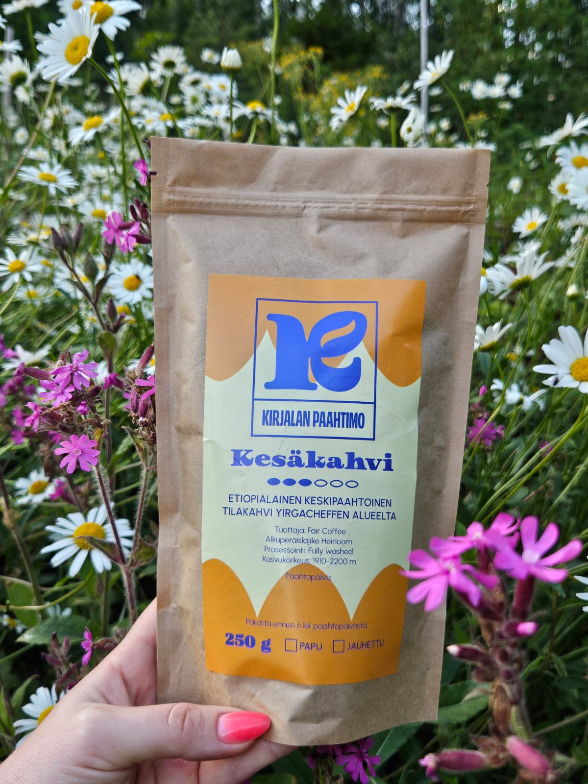 Kesäkahvi - Etiopialainen keskipaahtoinen kahvi