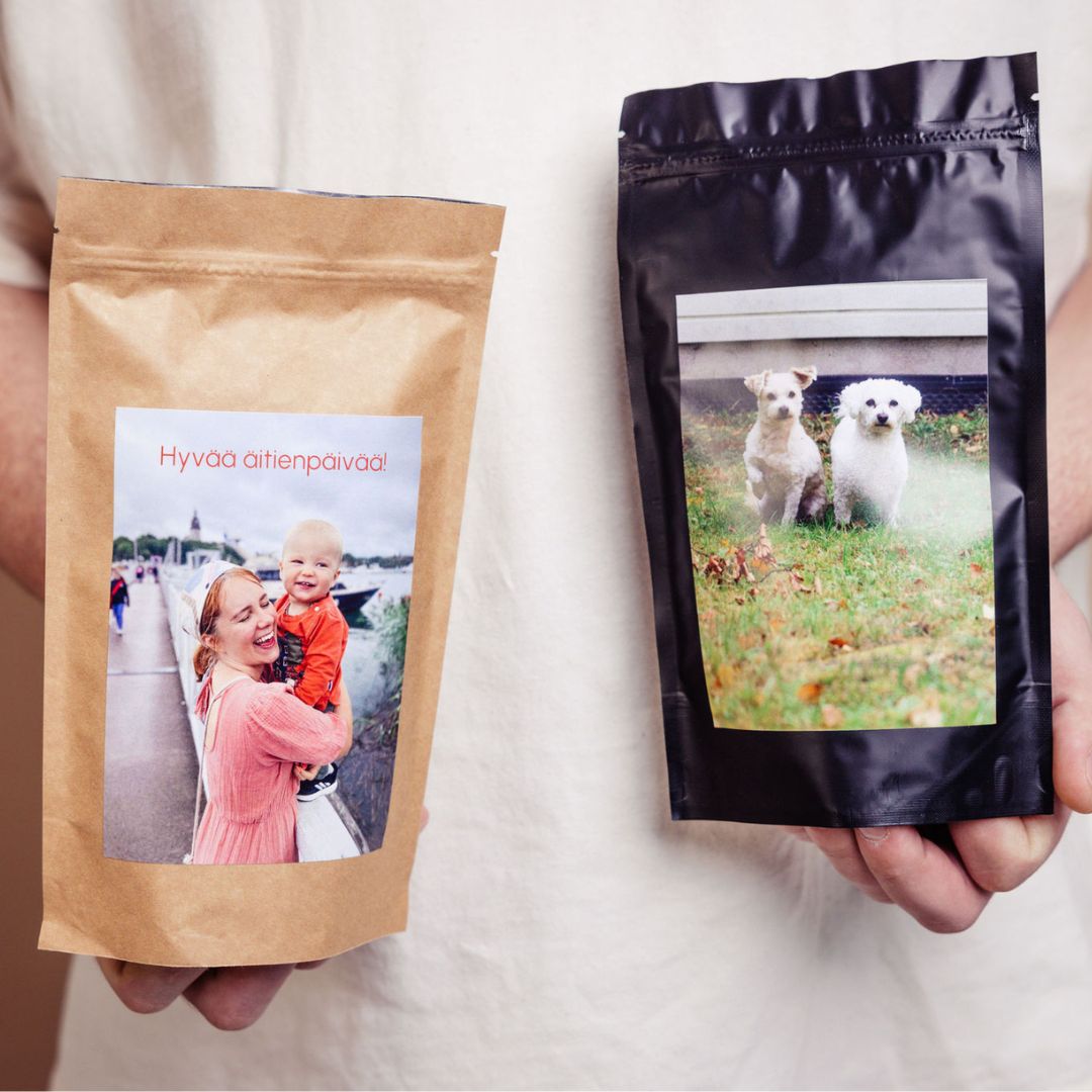 Coffee with your own photo