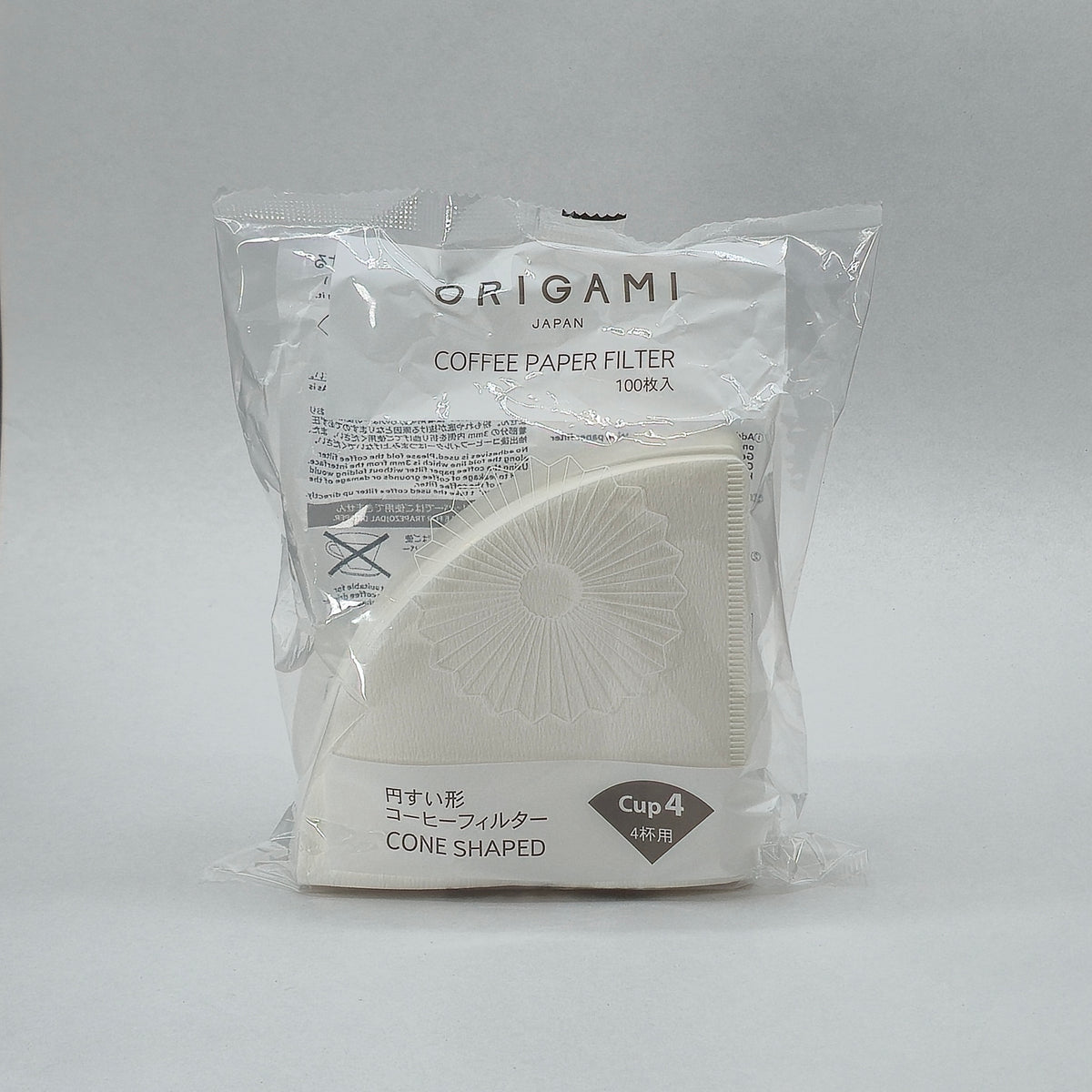 Origami-suodatinpaperit, CUP4 (M), 100 kpl