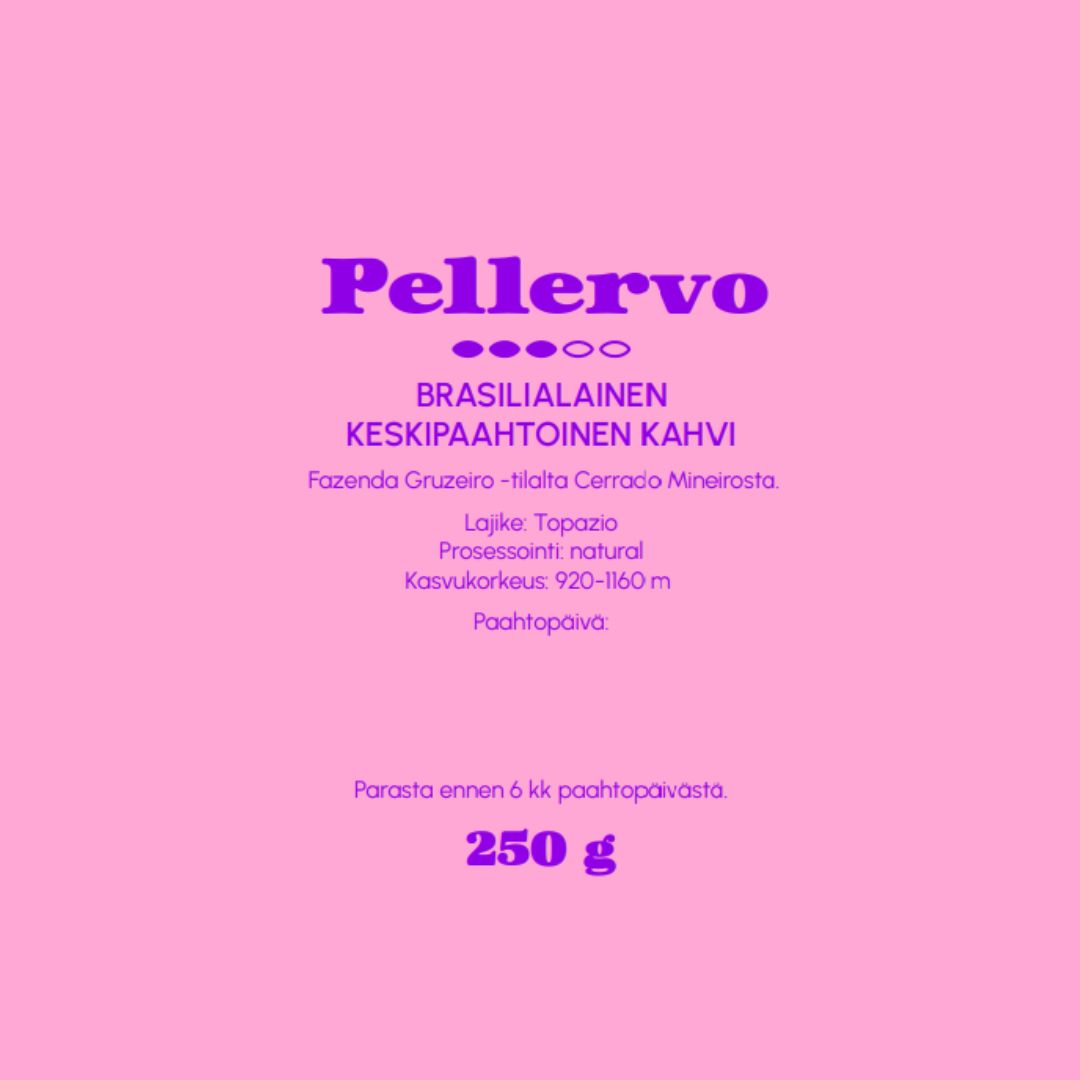 Pellervo -Brasilialainen Keskipaahtoinen Kahvi