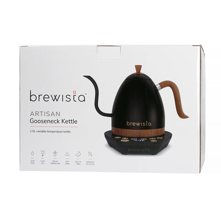 Brewista Artisan sähköinen vedenkeitin lämpötilasäädöllä 1,0 l, Black