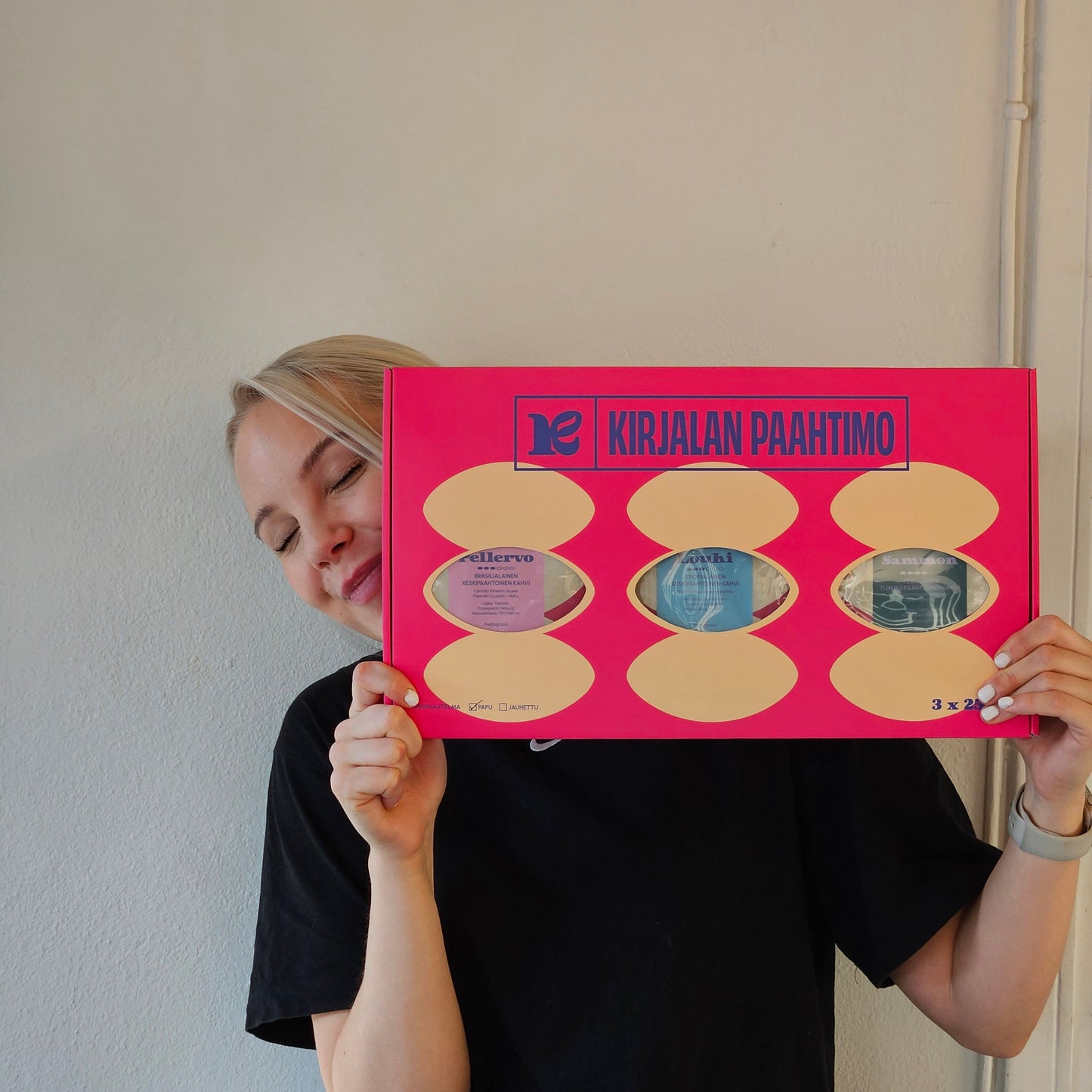 Kirjalan Lahjalaatikko – Valitse 3 Kahvia