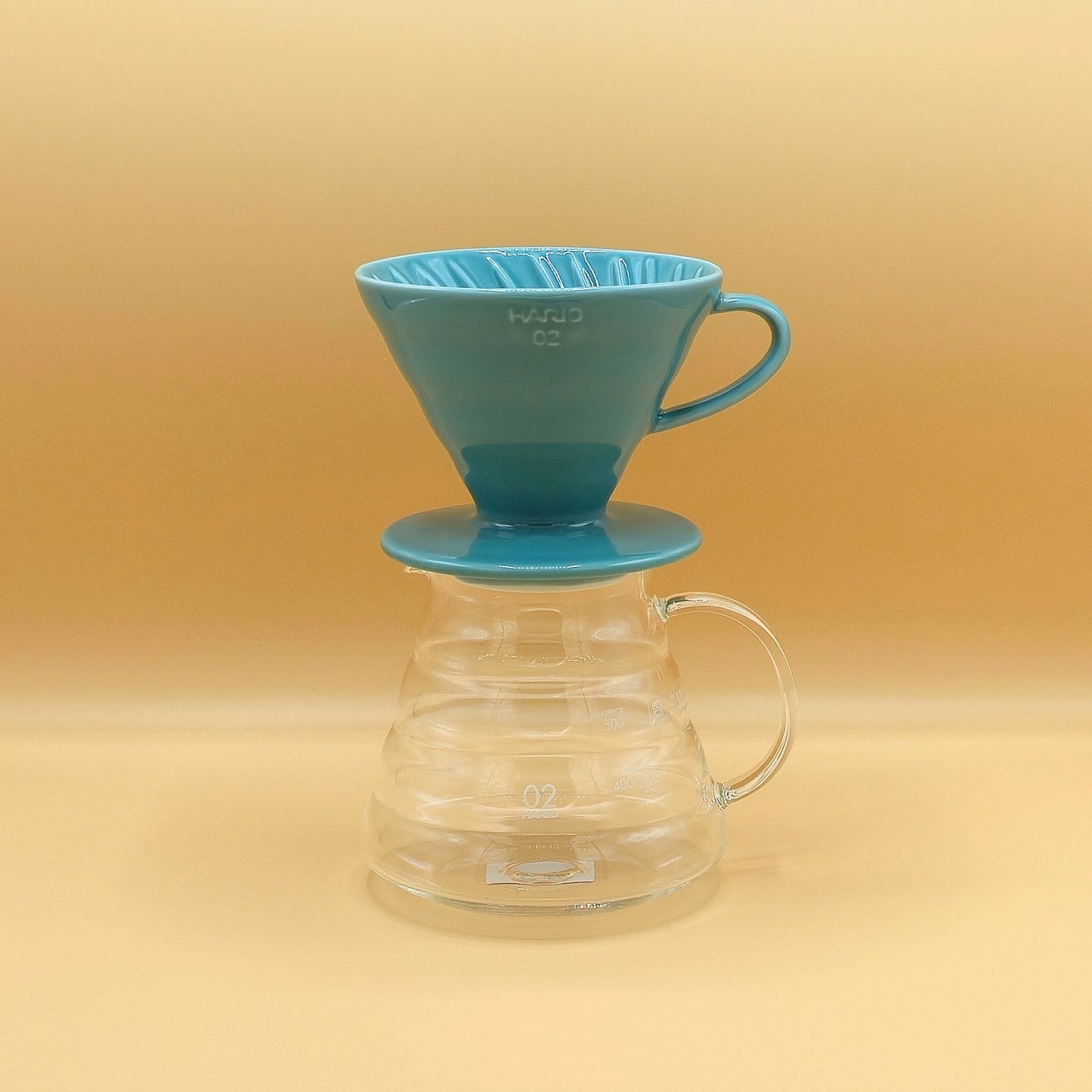 Hario V60 Ceramic Dripper Turquoise Green - 02