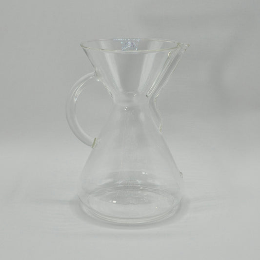 Chemex-kahvinkeitin lasikahvalla, 10 kuppia