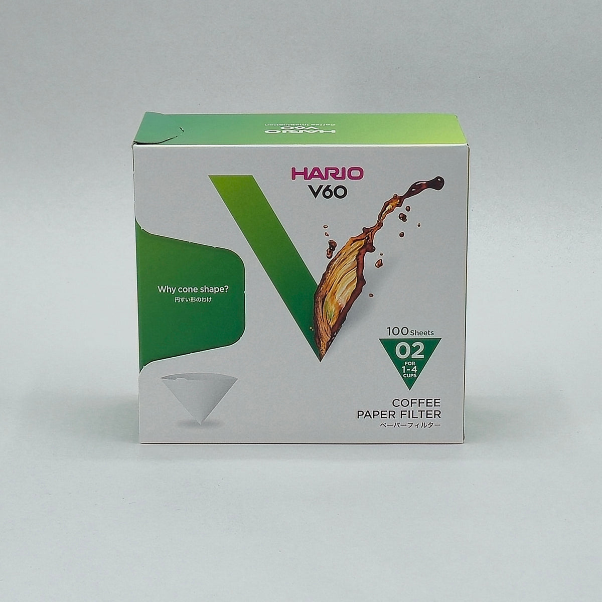 Hario V60 suodatinpaperi koko 02